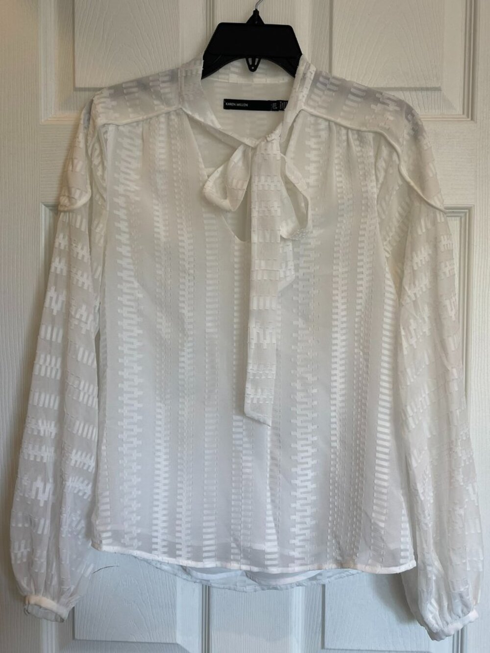 Karen Millen white blouse size 2